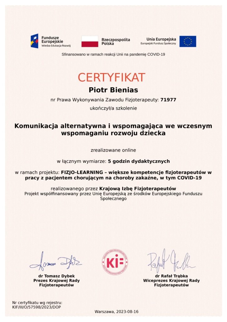 Komunikacja alternatywna i wspomagająca we wczesnym wspomaganiu rozwoju dziecka